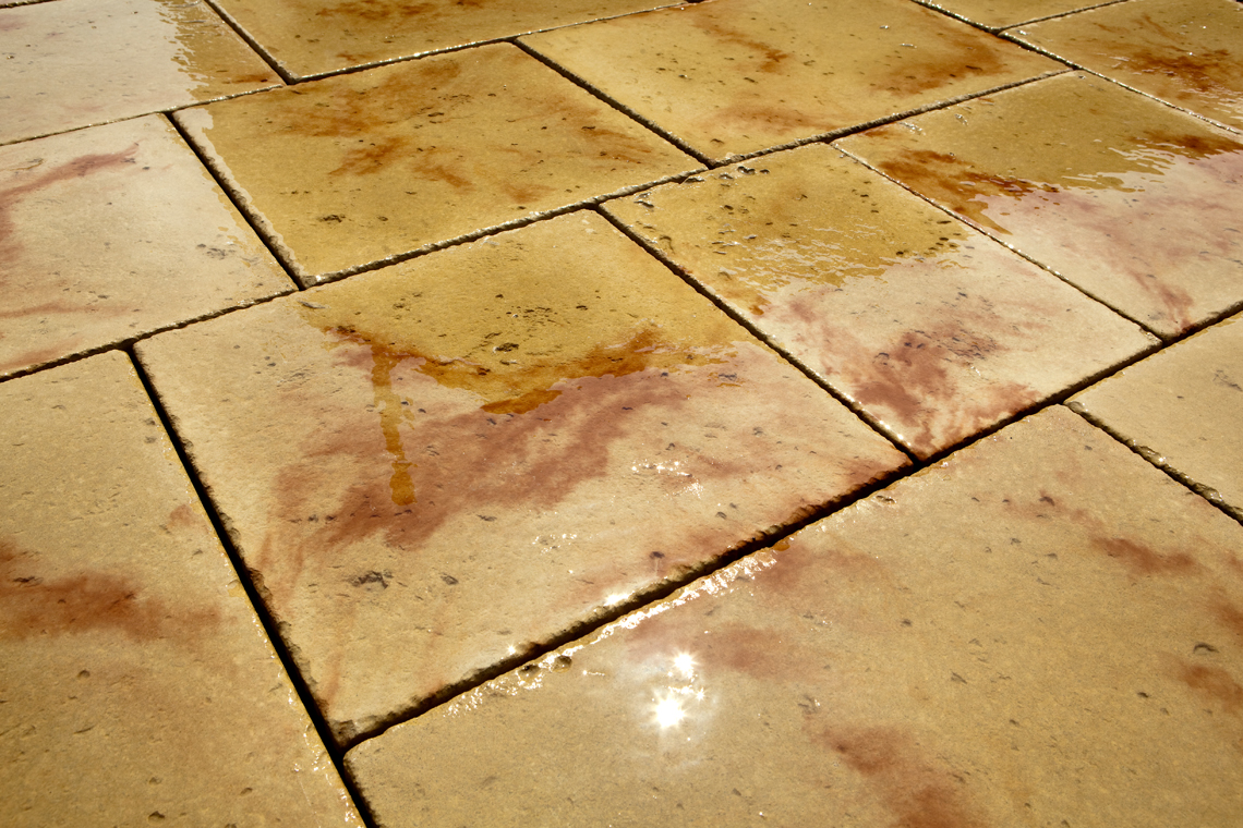 Wet or dry our Travertine looks stunning